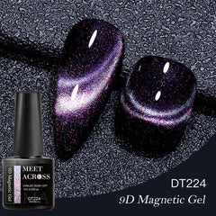 7ml Holographic 9D Cat Eye Glitter Gel Polish for Nail Salon