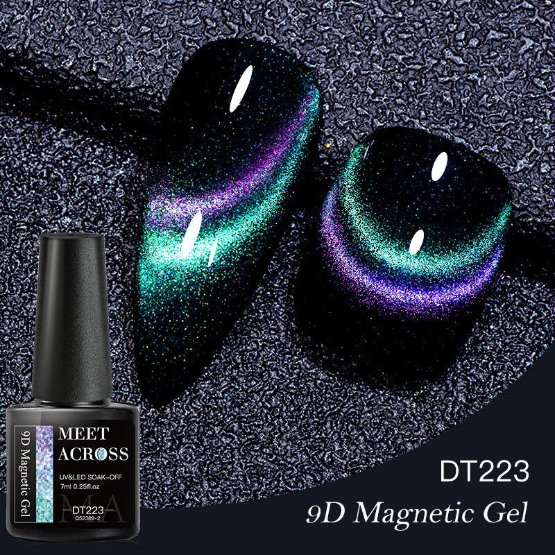 7ml Holographic 9D Cat Eye Glitter Gel Polish for Nail Salon