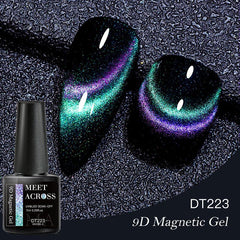 7ml Holographic 9D Cat Eye Glitter Gel Polish for Nail Salon