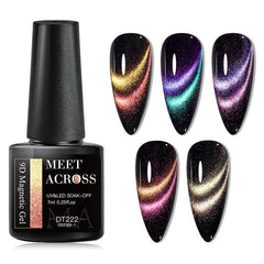 7ml Holographic 9D Cat Eye Glitter Gel Polish for Nail Salon