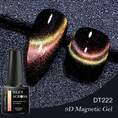 7ml Holographic 9D Cat Eye Glitter Gel Polish for Nail Salon