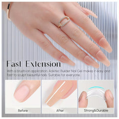 15ml Gel Nail Polish with Rhinestones for Long Lasting Extensions
