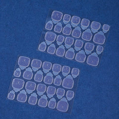 20 Sheets Double Sided Nail Glue Stickers Waterproof False Nail Adhesive Tabs
