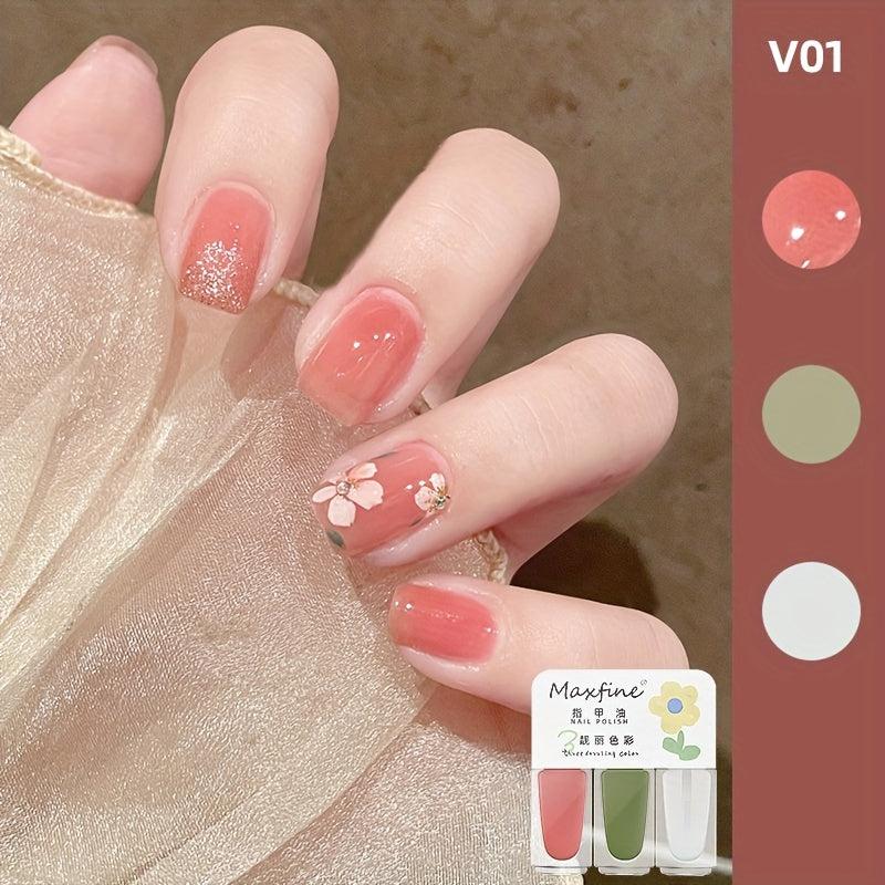 Peelable Water-based Nail Polish Odorless Baking Quick Drying Lasting