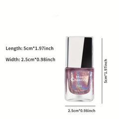 Colorful Magic Nail Polish Set with Top Coat and Base Coat