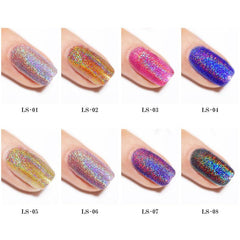 Colorful Magic Nail Polish Set with Top Coat and Base Coat