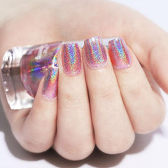 Colorful Magic Nail Polish Set with Top Coat and Base Coat