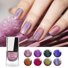 Colorful Magic Nail Polish Set with Top Coat and Base Coat