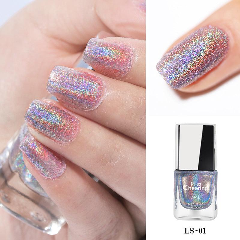 Colorful Magic Nail Polish Set with Top Coat and Base Coat