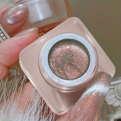 Glitter Gel Nail Polish with Magnetic Cat Reflective Broken Diamond Varnish