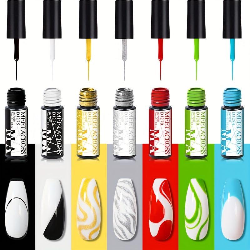 5ml Gel Liner Nail Polish Long Lasting Smudge Proof Easy to Apply