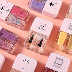 2pcs Glossy Matte Nail Polish Set Quick Drying Lacquer Sequin Nail Polish