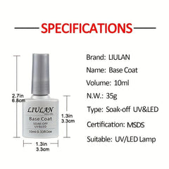 LIULAN Gel Nail Polish Set, Long Lasting Soak Off Lacq