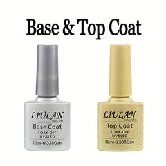 LIULAN Gel Nail Polish Set, Long Lasting Soak Off Lacq
