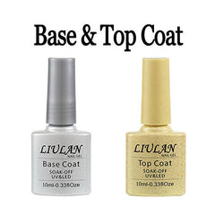 LIULAN Gel Nail Polish Set, Long Lasting Soak Off Lacq