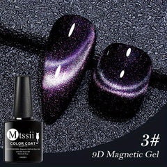 Cat Eye Gel Nail Polish Magnetic Effect Long Lasting