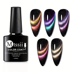 Cat Eye Gel Nail Polish Magnetic Effect Long Lasting