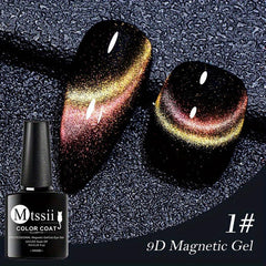 Cat Eye Gel Nail Polish Magnetic Effect Long Lasting