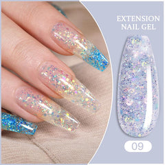 Pink Clear Nail Extension Gel Semi Permanent Nail Gel
