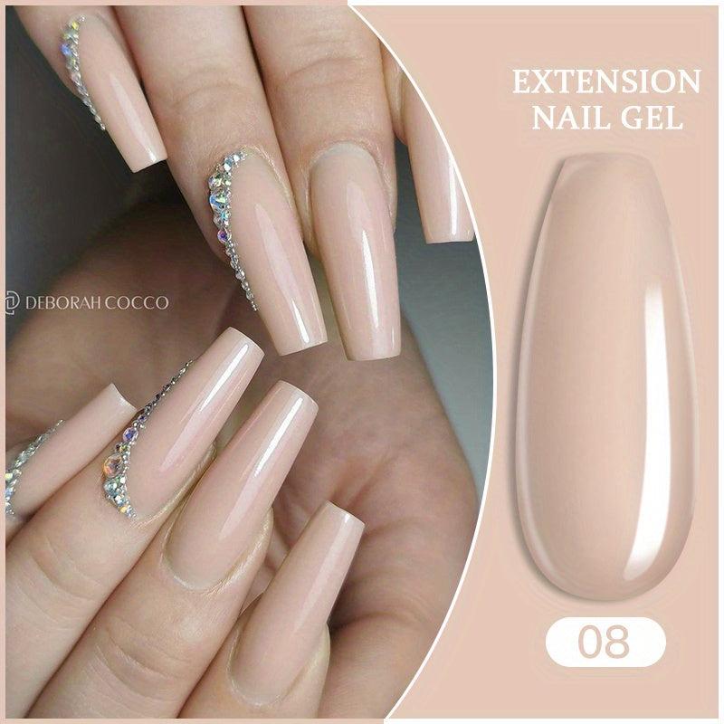 Pink Clear Nail Extension Gel Semi Permanent Nail Gel