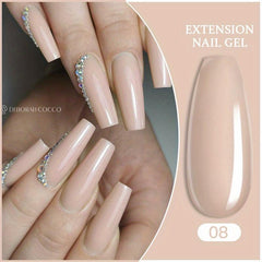 Pink Clear Nail Extension Gel Semi Permanent Nail Gel