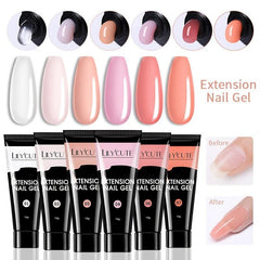 Pink Clear Nail Extension Gel Semi Permanent Nail Gel