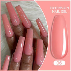 Pink Clear Nail Extension Gel Semi Permanent Nail Gel