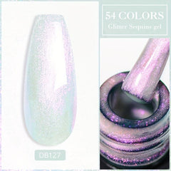 Reflective Glitter Gel Shimmer Sequins Nail Polish