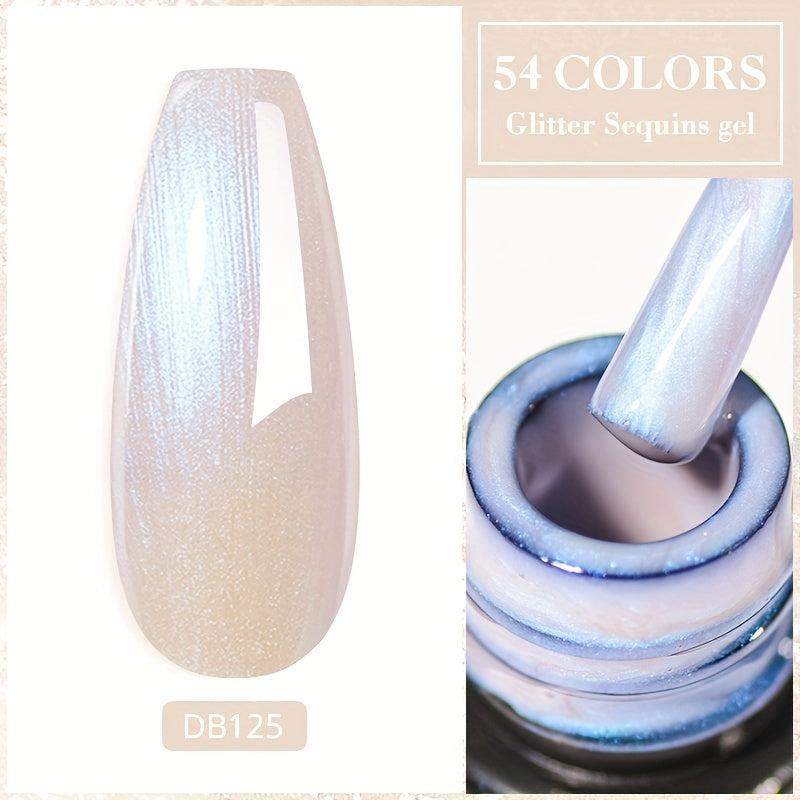 Reflective Glitter Gel Shimmer Sequins Nail Polish