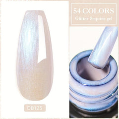 Reflective Glitter Gel Shimmer Sequins Nail Polish