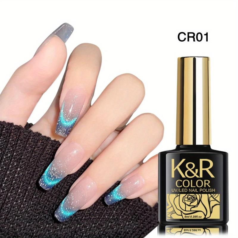 Magnetic Cat Eye Nail Polish for Festive Occasions