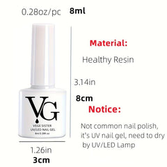 Blooming Gel Nail Polish Long Lasting Gel with Gradient Dying Colors