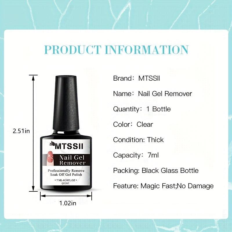 Gel Nail Polish Remover No Foil Soaking or Wrapping