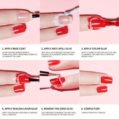 Nail Peel Off Liquid Anti Overflow Glue Edge Latex Tape