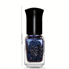 6ML Gradient Nail Polish Magnetic Nail Polish Colorful Reflective Sparkling