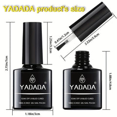 6pcs 10ml Reflective Glitter Cat Eye Gel Nail Polish Kit