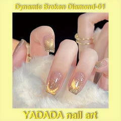 6pcs 10ml Reflective Glitter Cat Eye Gel Nail Polish Kit