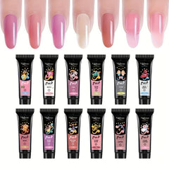 Pink Poly Nail Gel for Nail Art and Thickening