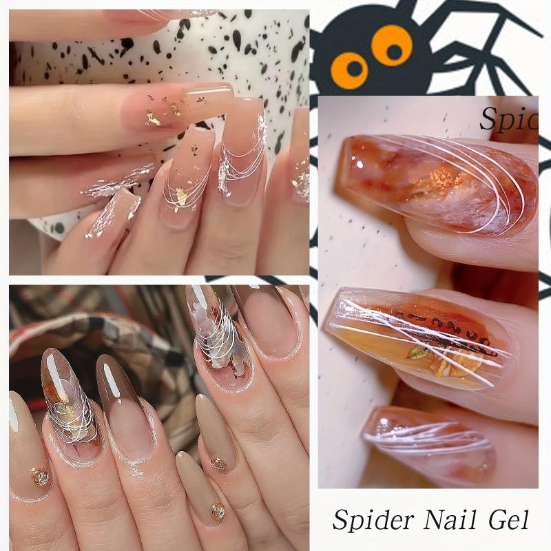 Spider Gel Nail Art DIY Gel Paint Elastic Drawing Nail Art Decoration