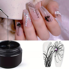 Spider Gel Nail Art DIY Gel Paint Elastic Drawing Nail Art Decoration