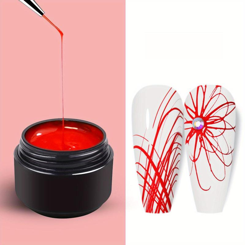 Spider Gel Nail Art DIY Gel Paint Elastic Drawing Nail Art Decoration