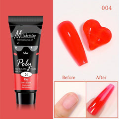 Neon Crystal Nail Extension Gel 15ml Quick Nail Art DIY