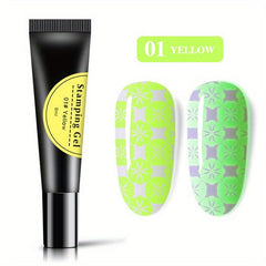 Matte Fluorescent Gel Polish 6 Colors Home Nail Art DIY