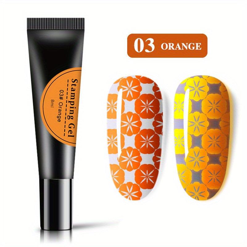 Matte Fluorescent Gel Polish 6 Colors Home Nail Art DIY
