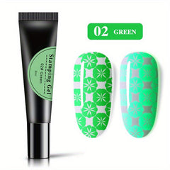 Matte Fluorescent Gel Polish 6 Colors Home Nail Art DIY