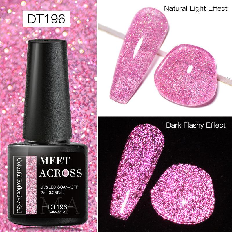 7ml Reflective Glitter Gel Nail Polish Sparkling Diamond Gel Polish
