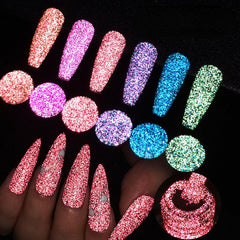 7ml Reflective Glitter Gel Nail Polish Sparkling Diamond Gel Polish