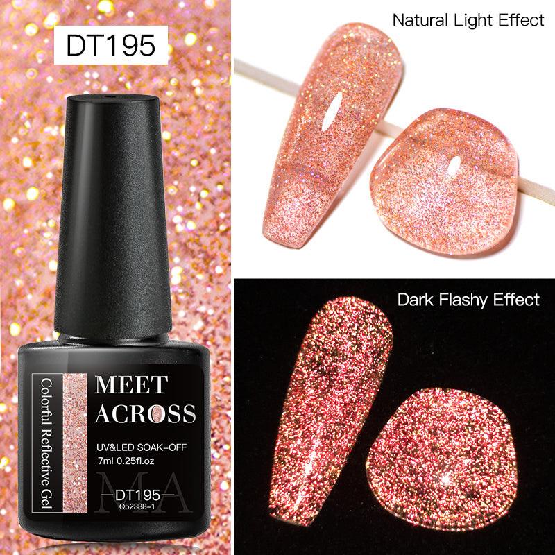 7ml Reflective Glitter Gel Nail Polish Sparkling Diamond Gel Polish