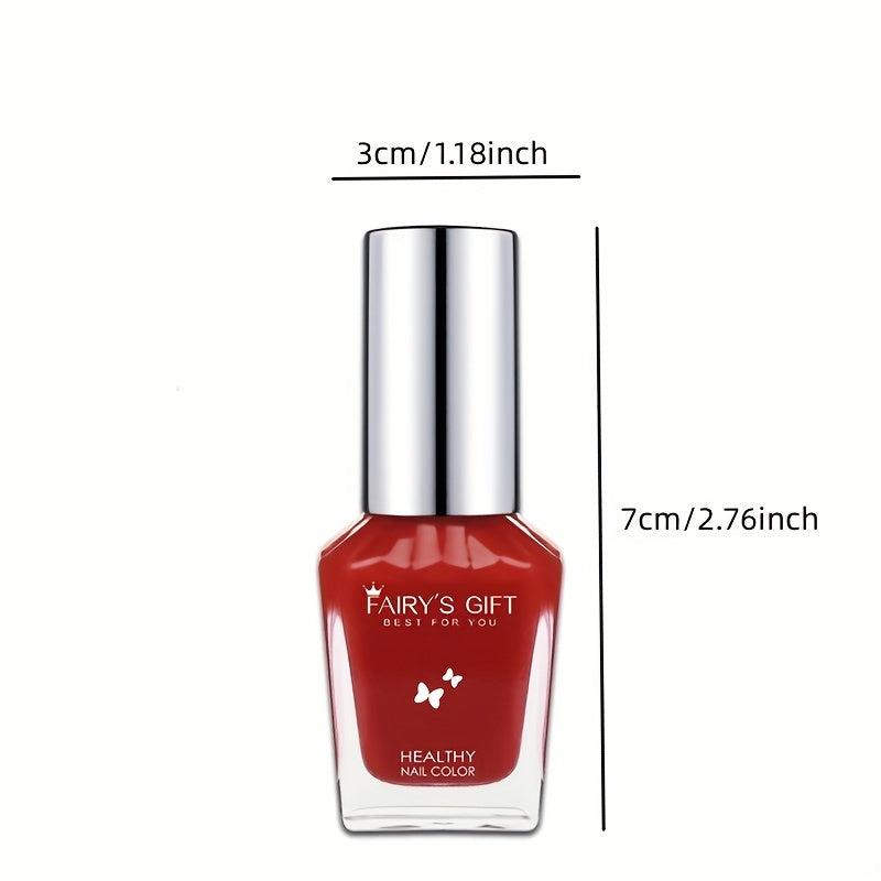 6 Colors Water Based Nail Polish Long Lasting Tearable Quick Drying Nail Gel