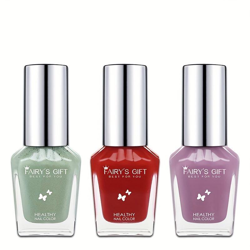 6 Colors Water Based Nail Polish Long Lasting Tearable Quick Drying Nail Gel